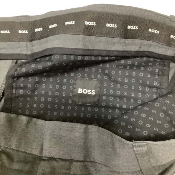 BOSS Gray Trousers Sz 38 / 28 - Picture 7 of 8